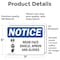 Signmission 5 in Height, 7 in Width, Vinyl Decal, Rectangle OS-2PACK-NS-D-57-L-19005 - alternate 4